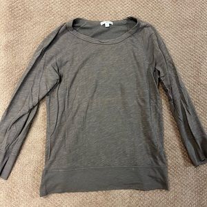 Standard James Perse Women's Pullover Sweatshirt Size 3 Gray Sweater
